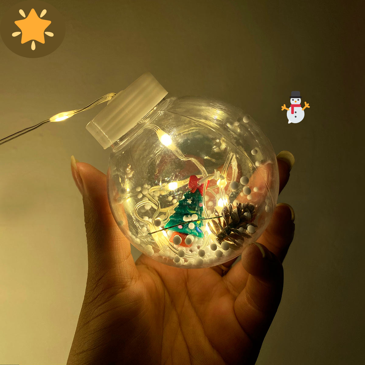 Luces Bolas de Navidad